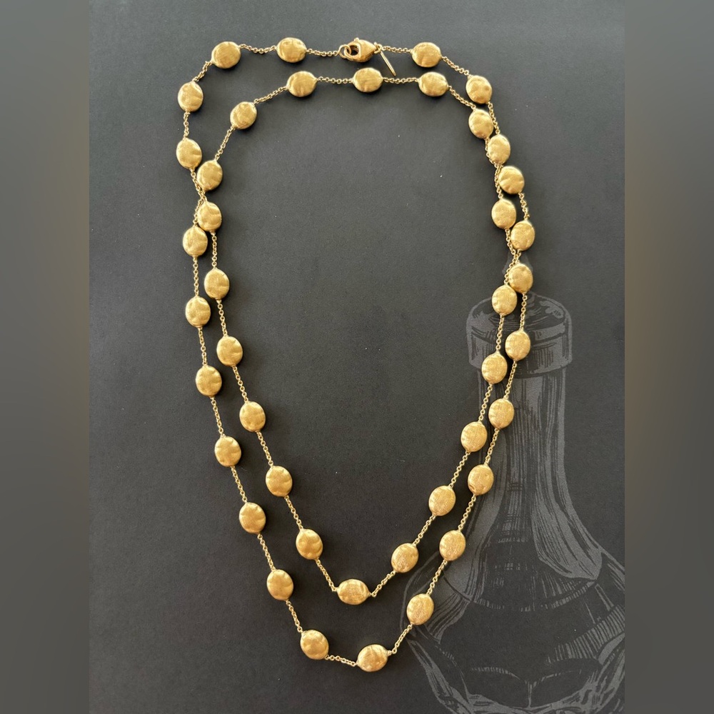 Marco Bicego® Siviglia Collection 18K Yellow Gold Large Bead Necklace